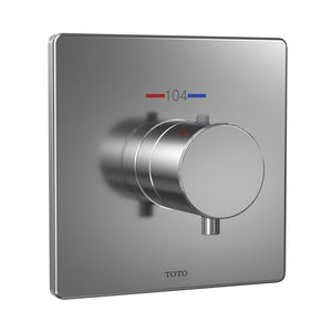 TOTO TBV02401U#CP Square Thermostatic Mixing Valve Shower Trim