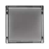 ALFI ABSD55B-PSS 5" x 5" Square Polished Stainless Steel Shower Drain with Cover