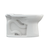 TOTO C776CEG#11 Drake Elongated Tornado Flush Toilet Bowl with CEFIONTECT, Colonial White