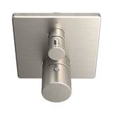 TOTO TBV02404U#BN Square Thermostatic Mixing Valve with Two-Way Diverter Shower Trim, Brushed Nickel