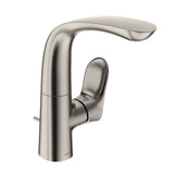 TOTO GO 1.2 GPM Single Side-Handle Bathroom Sink Faucet with COMFORT GLIDE Technology and Drain Assembly, Polished Nickel - TLG01309U#PN