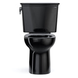 TOTO CST785CEF#51 Drake Transitional Two-Piece Round 1.28 GPF Universal Height Toilet, Ebony Black