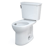 TOTO CST785CEFG#01 Drake Transitional Two-Piece Round Universal Height Toilet, Cotton White