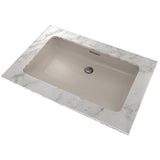 TOTO LT191G#03 Rectangular Undermount Bathroom Sink with CEFIONTECT, Bone