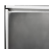 ALFI ABN2412-PSS 24 x 12 Polished Stainless Steel Horizontal Single Shelf Bath Shower Niche