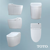 TOTO MS922CUMFG#01 WASHLET G450 Smart Toilet with Integrated Bidet Seat, Cotton White