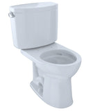 TOTO CST453CEFG#01 Drake II Two-Piece Round 1.28 GPF Toilet in Cotton White