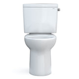 TOTO CST776CEFRG#01 Drake Two-Piece Elongated Universal Height Toilet with Right-Hand Trip Lever, Cotton White