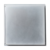 ALFI Brand 16" x 16" White Matte Stainless Steel Square Single Shelf Bath Shower Niche