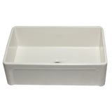 ALFI AB3320SB-B 33 inch Biscuit Reversible Single Fireclay Farmhouse Sink