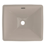 TOTO LT624G#03 Legato Rectangular Undermount Bathroom Sink with CEFIONTECT, Bone