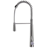 ALFI Brand AB2039 Solid Stainless Steel Commercial Spring Kitchen Faucet