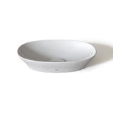 TOTO LT473G#01 Kiwami Oval 16" Vessel Bathroom Sink with CEFIONTECT, Cotton White