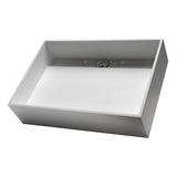 ALFI Brand ABRS2014 20" x 14" White Matte Solid Surface Resin Sink