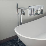 ALFI Brand AB2875-PC Polished Chrome Free Standing Floor Mounted Bath Tub Filler