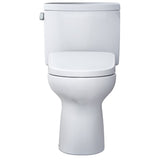 TOTO MW4544726CEFGA#01 WASHLET+ Drake II Two-Piece Toilet with Auto Flush WASHLET+ S7 Bidet Seat