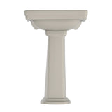 TOTO LPT532N#03 Promenade 24" x 19-1/4" Pedestal Bathroom Sink for Single Hole Faucets, Bone Finish