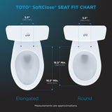 TOTO SS224#51 Guinevere SoftClose Slow Close Elongated Toilet Seat and Lid, Ebony