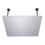 ALFI RAIN24S-BSS 24" Square Brushed Stainless Steel Ultra Thin Rain Shower Head