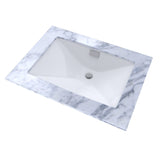 TOTO LT931#01 Lloyd Rectangular Undermount Bathroom Sink, Cotton White