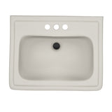 TOTO LPT532.4N#12 Promenade 24" x 19-1/4" Pedestal Bathroom Sink for 4" Center Faucets, Sedona Beige