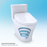 TOTO CWT4474047CMFGA#MS Washlet+ RP Wall-Hung D-Shape Toilet with RX Bidet Seat and DuoFit In-Wall Tank System