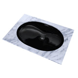 TOTO LT546#51 Oval Undermount Bathroom Sink, Ebony