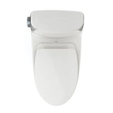 TOTO MS604124CEFG#11 UltraMax II One-Piece Elongated Universal Height Toilet with SoftClose Seat, Colonial White