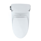 TOTO MS604124CEFG#01 UltraMax II One-Piece Elongated Universal Height Toilet with SoftClose Seat, Cotton White