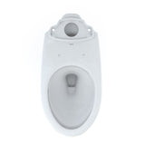 TOTO C776CEG#01 Drake Elongated Tornado Flush Toilet Bowl with CEFIONTECT, Cotton White