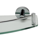 ALFI AB9547 Polished Chrome Wall Mounted Glass Shower Shelf Bathroom Accessory