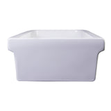 ALFI Brand AB48TR 48" White Above Mount Porcelain Bath Trough Sink