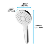 TOTO TBW01009U4#PN G Series 1.75 GPM Single Spray 4" Round Handshower with Comfort Wave Polished Nickel