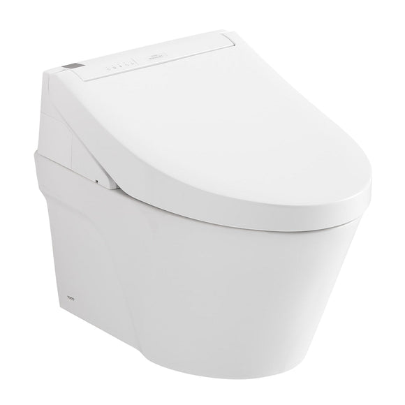 TOTO CWT4263084CMFG#MS Washlet+ AP Wall-Hung Toilet and Washlet C5 and DuoFit In-Wall Tank System