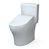 TOTO MW4363084CEMFGN#01 WASHLET+ Aquia IV Cube Two-Piece Elongated Dual Flush Toilet with C5 Bidet Seat