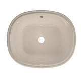 TOTO LT483G#03 Maris Oval Undermount Bathroom Sink with CEFIONTECT, Bone