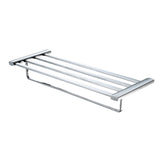 ALFI AB9539-PC Polished Chrome 24 inch Towel Bar and Shelf Bathroom Accessory