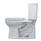 TOTO MS454124CEFG#01 Drake II Two-Piece Elongated 1.28 GPF Toilet with SS124 SoftClose Seat, Washlet+ Ready