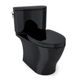 TOTO MS442124CEF#51 Nexus Two-Piece Toilet with SS124 SoftClose Seat, Washlet+ Ready, Ebony Black