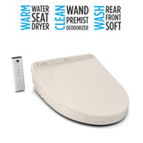 TOTO SW3036R#12 WASHLET K300 Bidet Toilet Seat with Instantaneous Water Heating, Sedona Beige