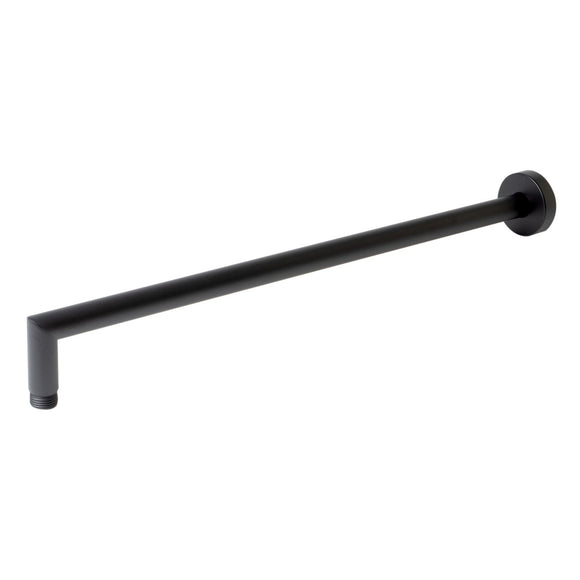 ALFI Brand ABSA20R-BM Black Matte 20" Round Wall Shower Arm